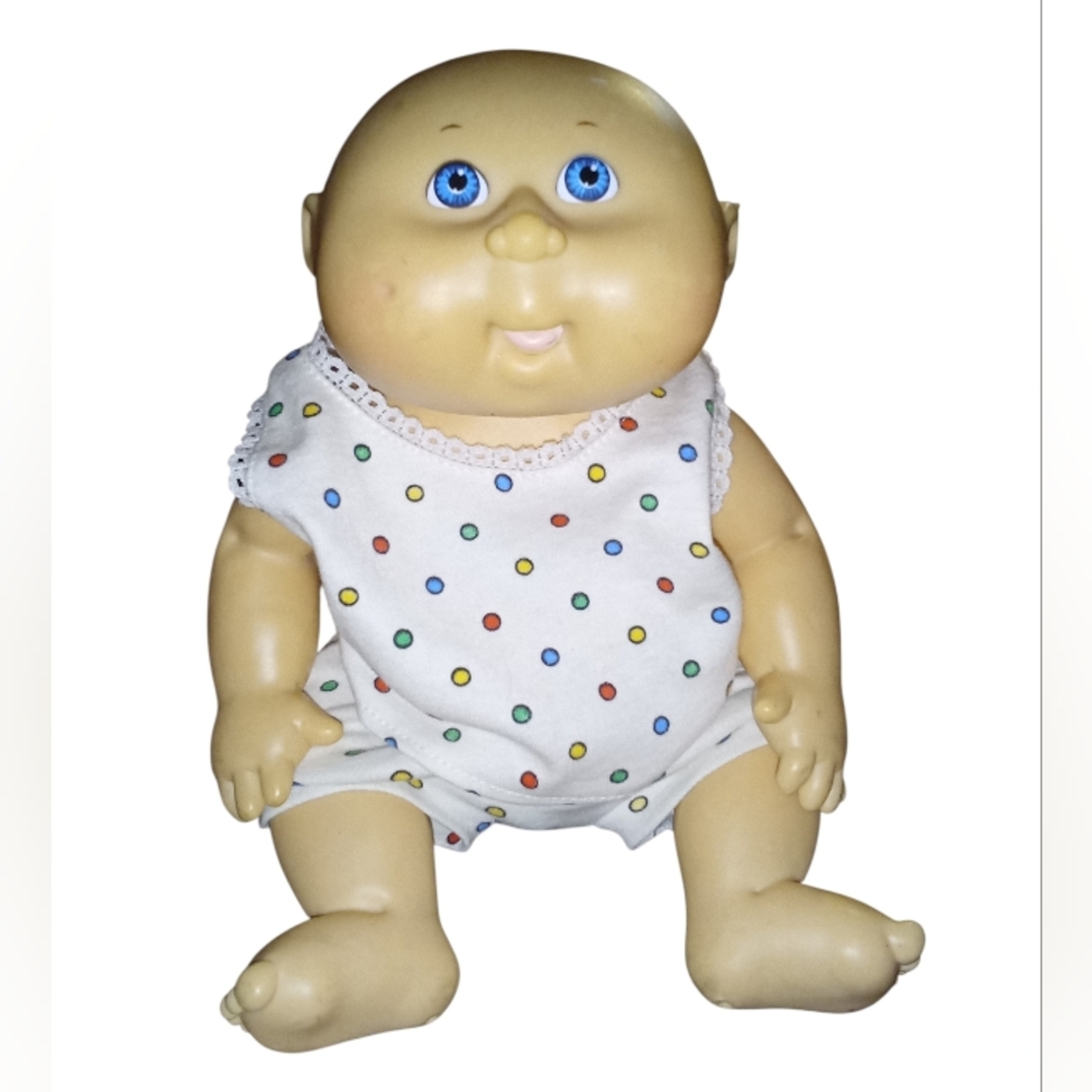 Cabbage Patch Baby Doll 1993 Bald Blue Eyes Xavier Roberts